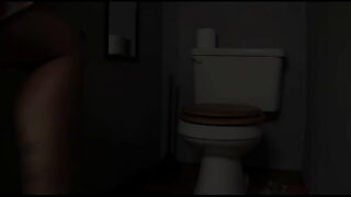 alexa jordan loves to suck cock through a gloryhole in the toilet wall