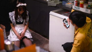 horny caffe maid wen ruixin controlled by a client