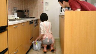 slim cleaning lady likes a good fuck session