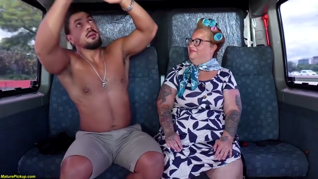 Granny Goes For A Ride & Gets Her Ass Fucked Pov