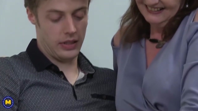 British Milf Lady Ava With Big Breasts Fucks Her Virgin Stepson