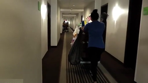 Slutty Room Service Maid Gets Pounded By Hotel Guest