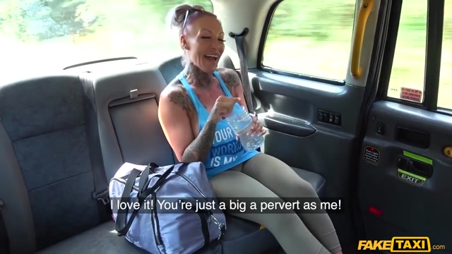 Anal Squirting Gym Bunny With Big Tits Gets Ass Fucked In A Taxi